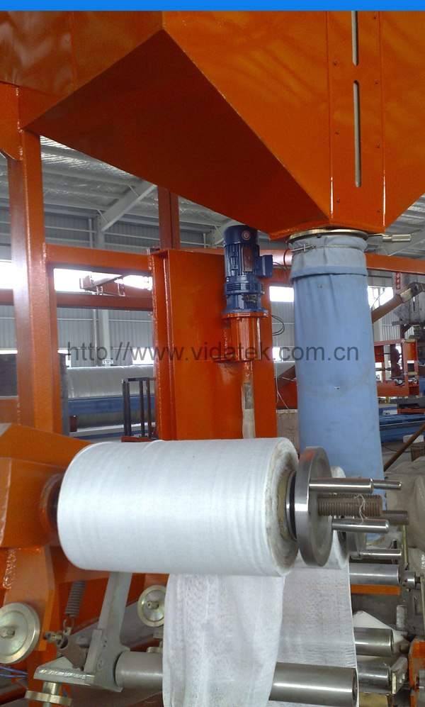 GRP pipe production using polester mesh