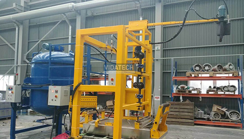 Upgrade old filament winidng machine for GRP pipes