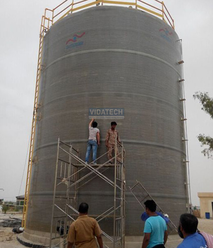 Middle-East GRP Vertical Tank Prodution