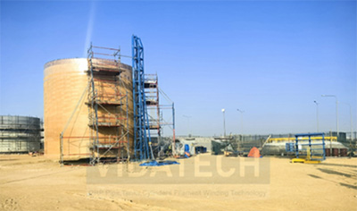 GRP FRP Fiberglass Vertical Tank