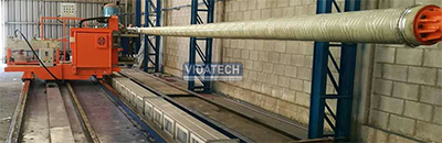 Composite utility pole manufacturer filament winding equipment