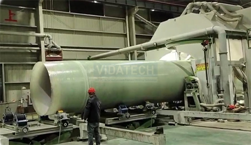GRP Pipe Continuous Filament Winding Machine